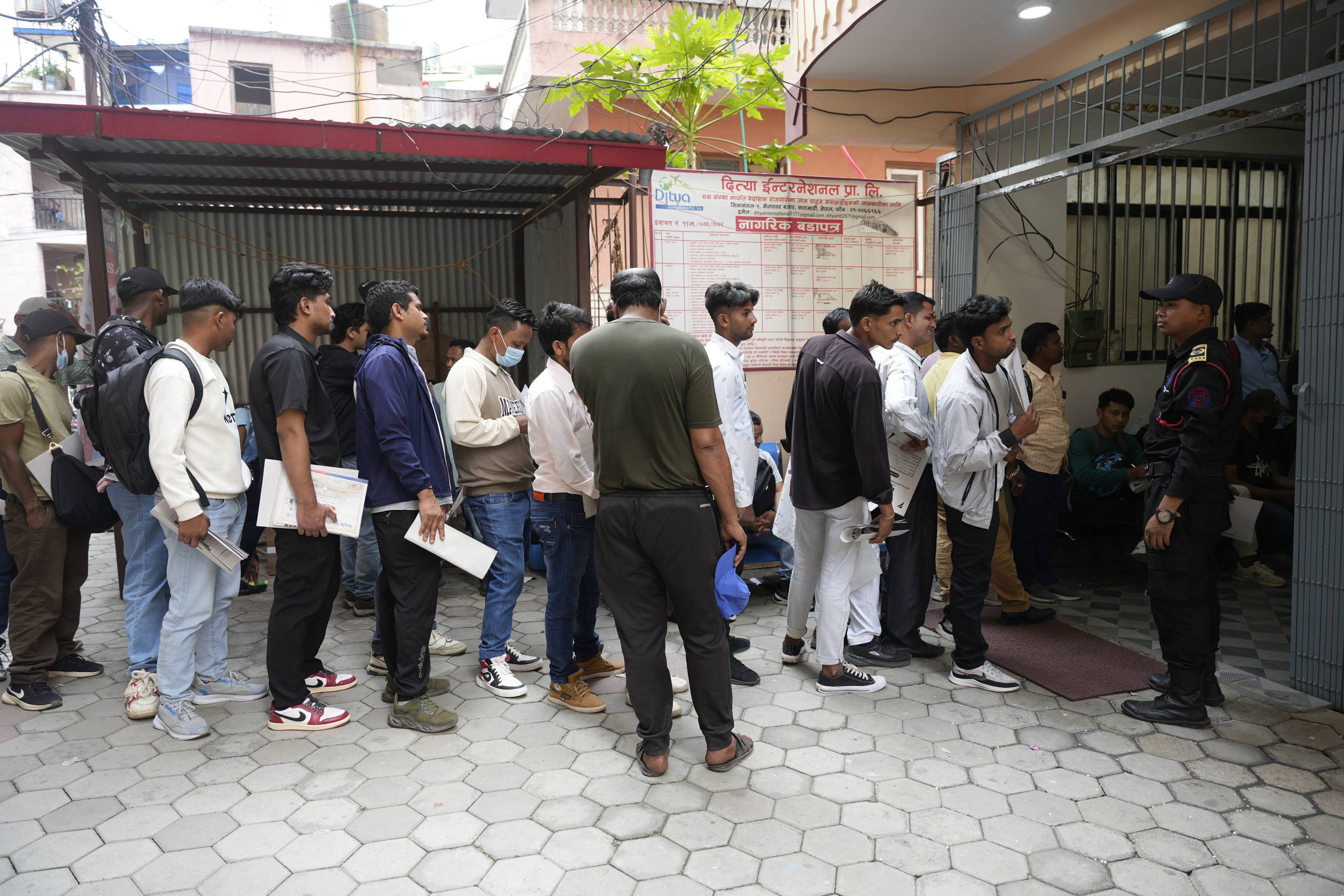 Candidates Waiting Line